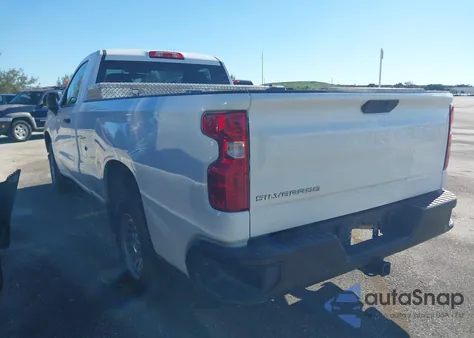 2022 Chevrolet Silverado 1500 Ltd 2Wd Long Bed Wt из США, поврежденный, VIN 3GCNWAEK0NG129797